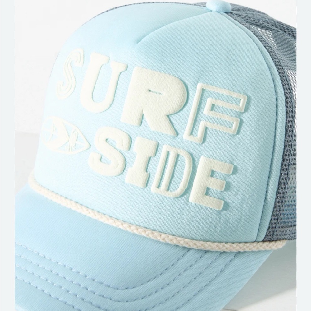 Anthropologie Celandine Seaside Trucker Hat